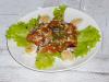 Easy and delicious salad with shrimps in a hurry