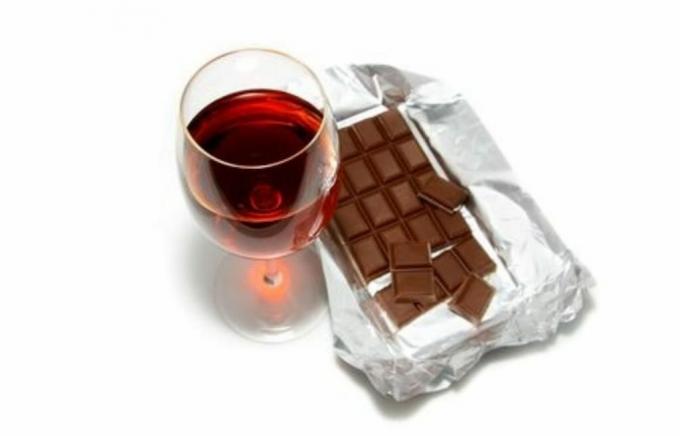 Alcohol and chocolate 