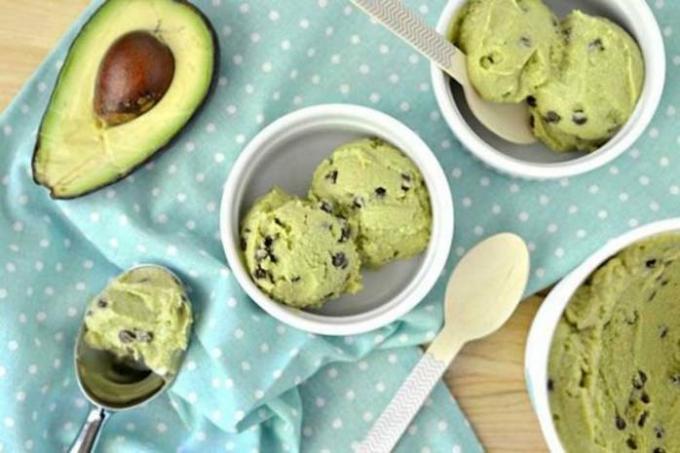 What to cook when losing weight on a diet: avocado ice cream