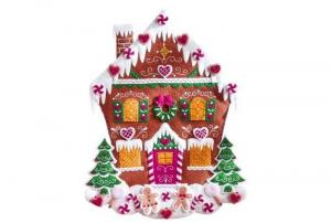Christmas toys with their own hands: gingerbread houses made of felt