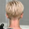 Fashionable women Pixie haircut that gives volume and revitalizes thin and sparse hair