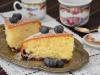 Yogurt cake with banana and blueberry recipe step by step: cooking in the oven