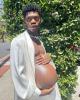Rapper Lil Nas X arranged a pregnant photo shoot