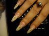 Almond-shaped nails - natural reserve