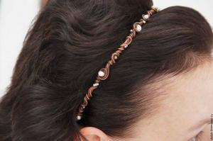 How to make a beautiful headband: step by step instructions