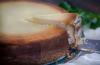 Apple-banana cheesecake without baking: recipe step by step