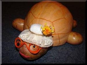 Crafts of the pumpkin with his hands in kindergarten and for school