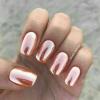 The idea of ​​"expensive" manicure: shades of pink gold (photo)