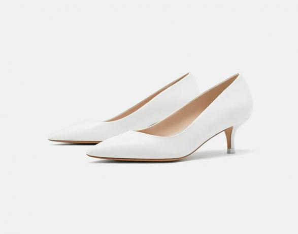 Leather pumps Zara, the price of 4999 rubles