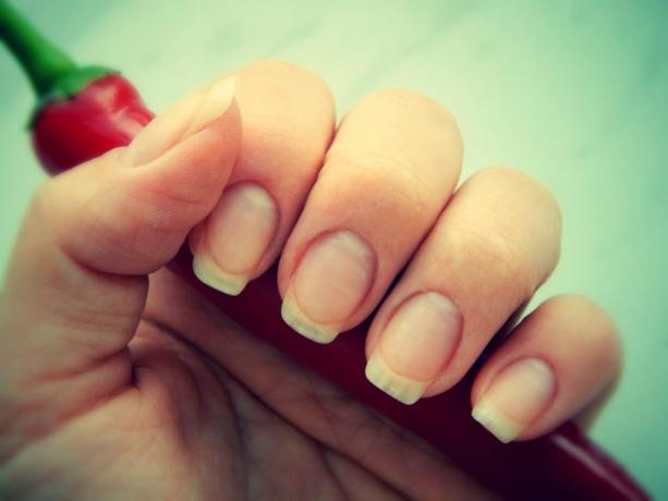 Firstly, one of the main stages is to have the right manicure. Even healthy nails can be spoiled in the event that they are constantly rasp in different directions, with the help of teeth nibbling the skin around the nail plate and to gnaw blood cuticle nippers.