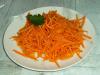 Carrots in Korean: quick recipe favorite salad