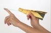 How to quickly make a paper airplane: step by step instructions