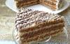 Wafer diet cake for losing weight: recipe step by step