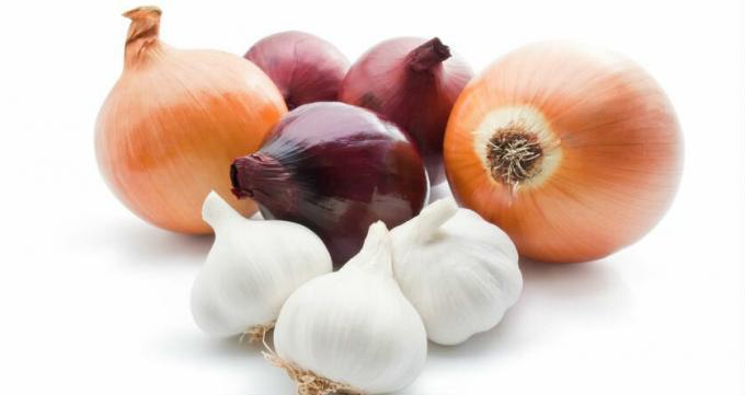 Garlic and onion
